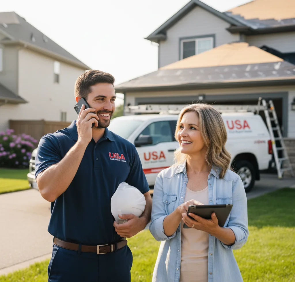 USA Roof Repair Experts customer support in Fairview
